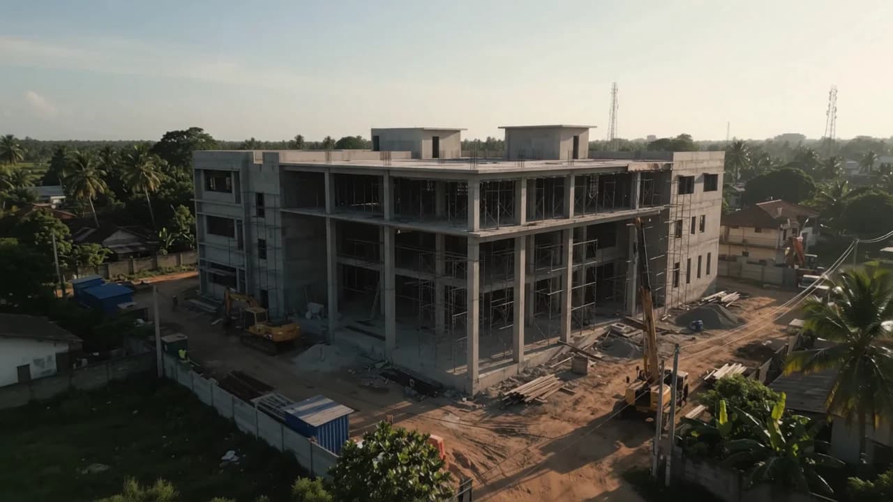 Opening frame of the illustrative construction montage